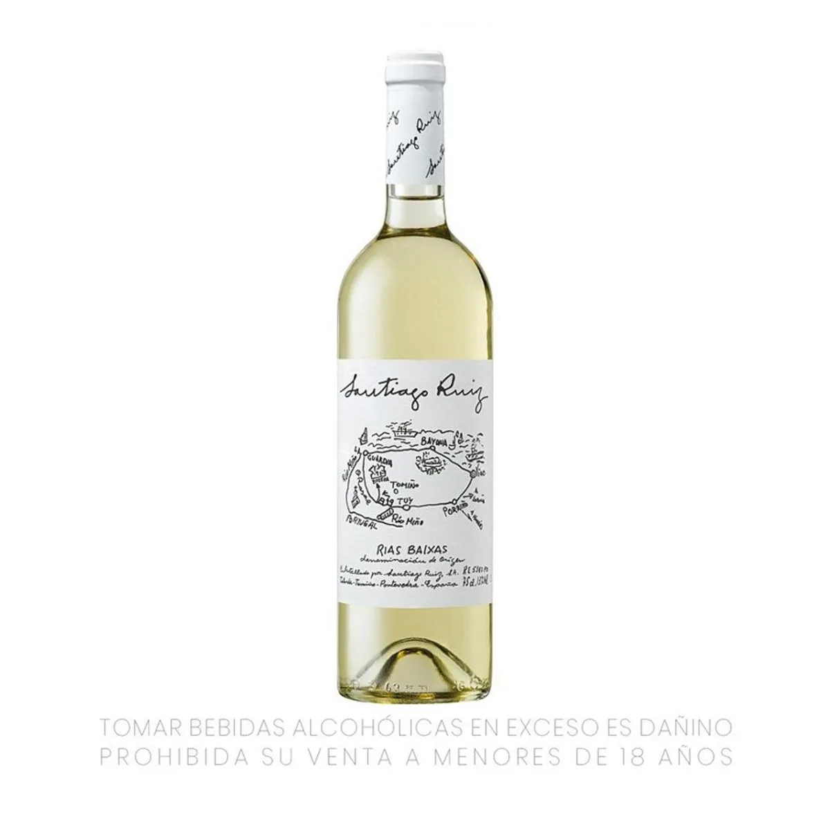 SANTIAGO RUIZ - Vino Blanco España Santiago Ruiz Botella 750 mL