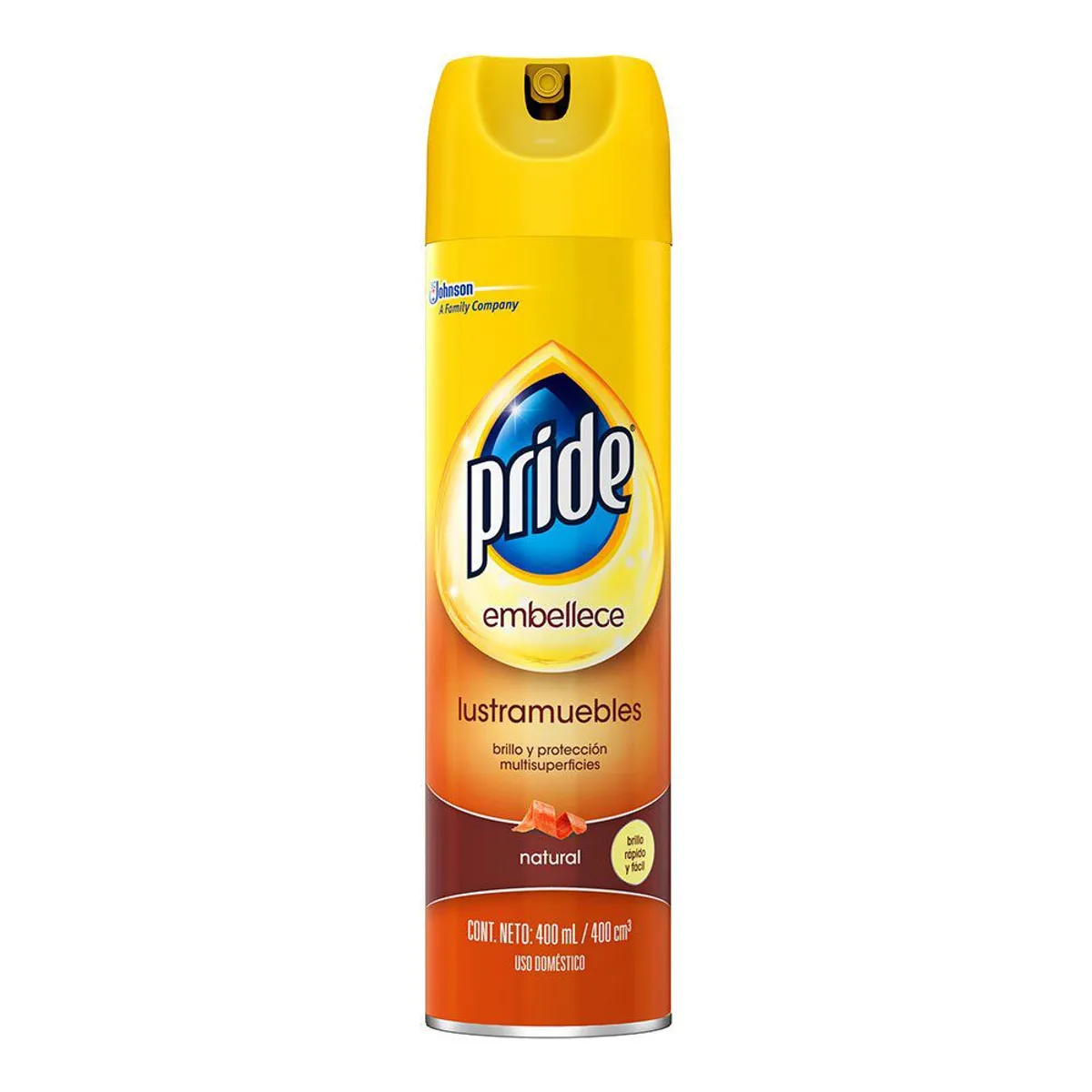 PRIDE - Lustramuebles en Aerosol Pride Natural Envase 400 mL