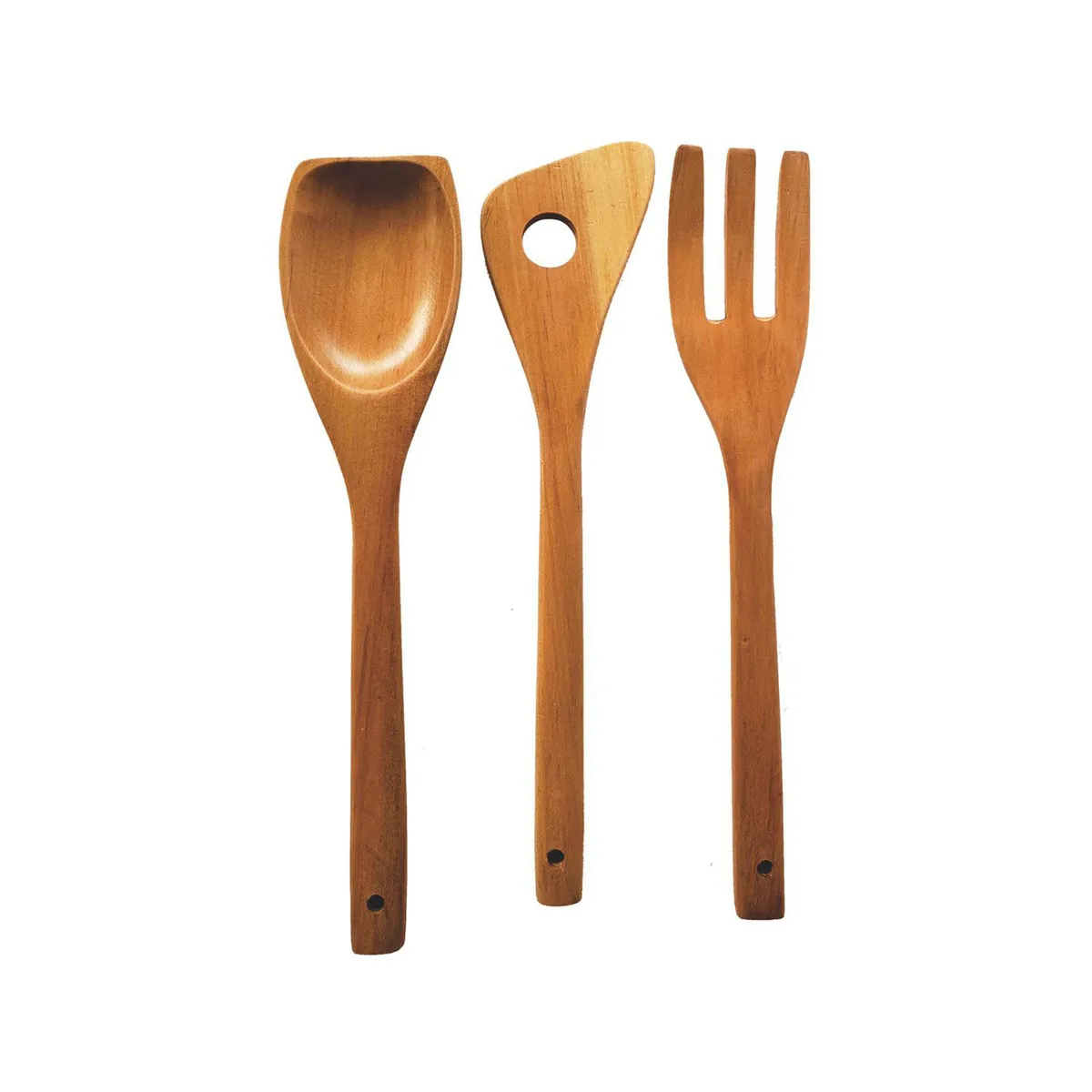 CASA JOVEN - Juego x3 Cucharas de Madera