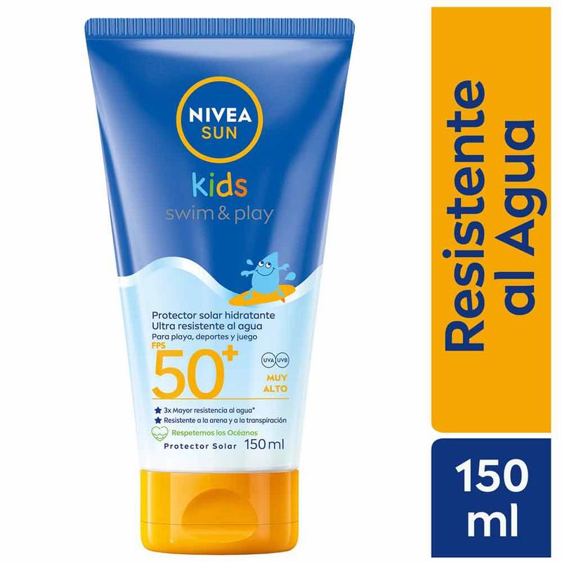 NIVEA - Bloqueador Nivea Kids Swim Play FPS50 Envase 150 mL