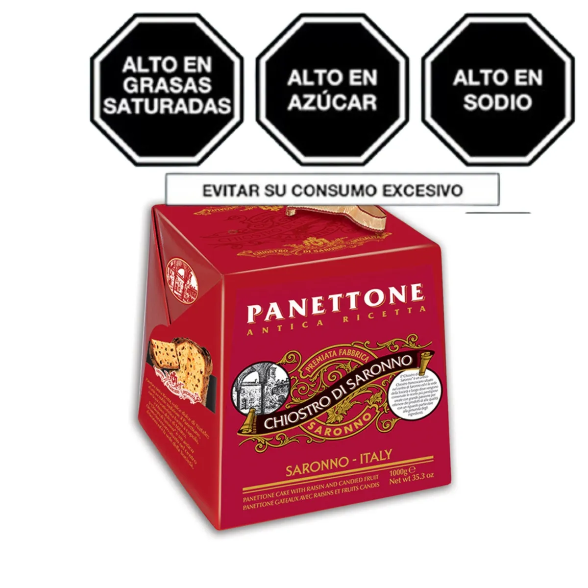 LAZZARONI - Panettone Lazzaroni Clásico Caja x 1Kg