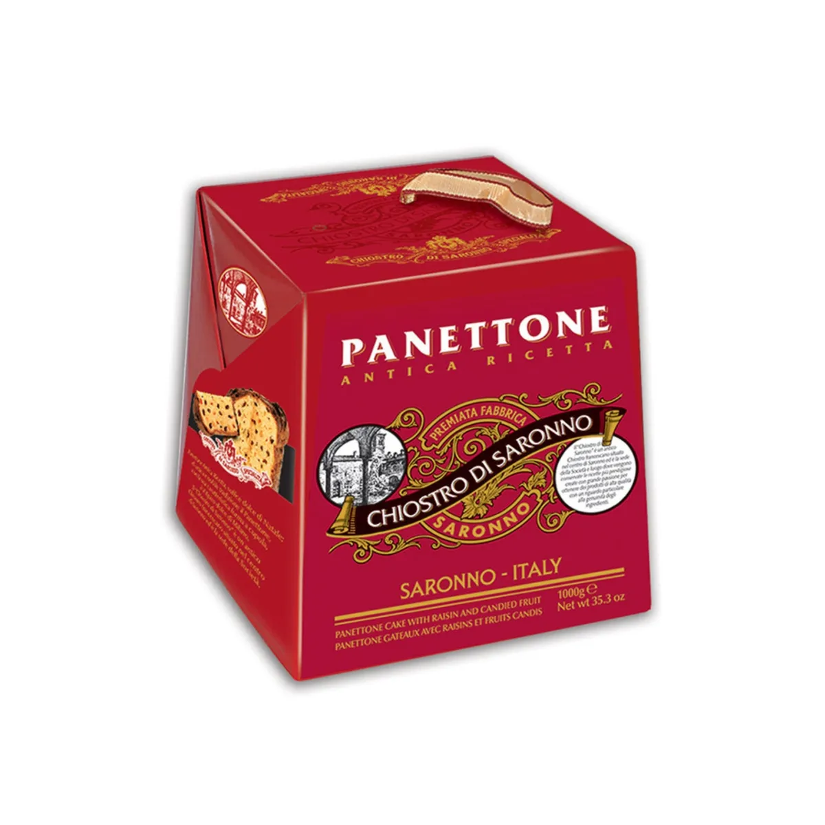 LAZZARONI - Panettone Lazzaroni Clásico Caja x 1Kg
