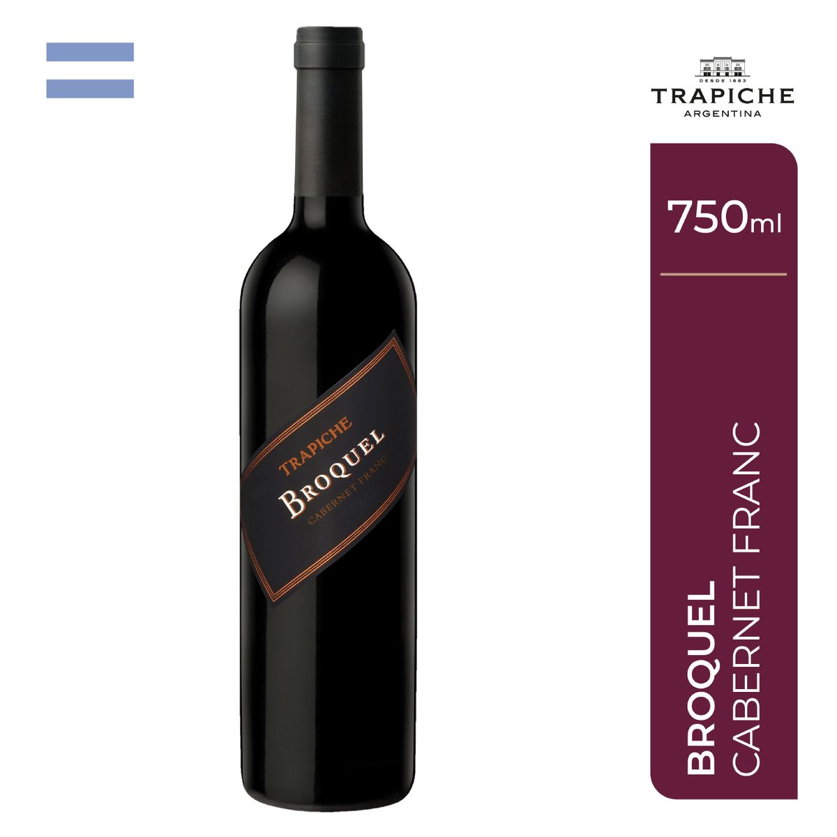 TRAPICHE - Vino Broquel Trapiche Cabernet Franc Botella 750 mL