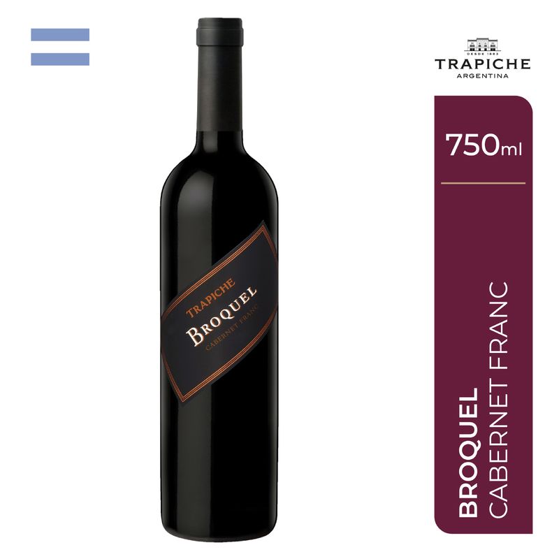 TRAPICHE - Vino Trapiche Broquel Cabernet Franc Botella 750 mL