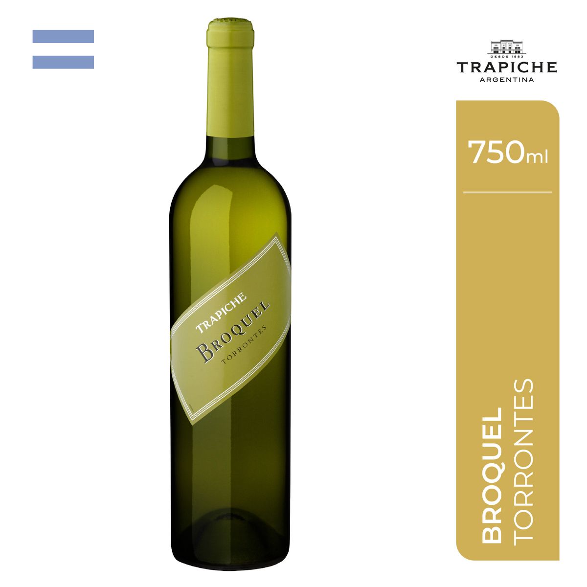 TRAPICHE - Vino Broquel Trapiche Torrontés Botella 750 mL