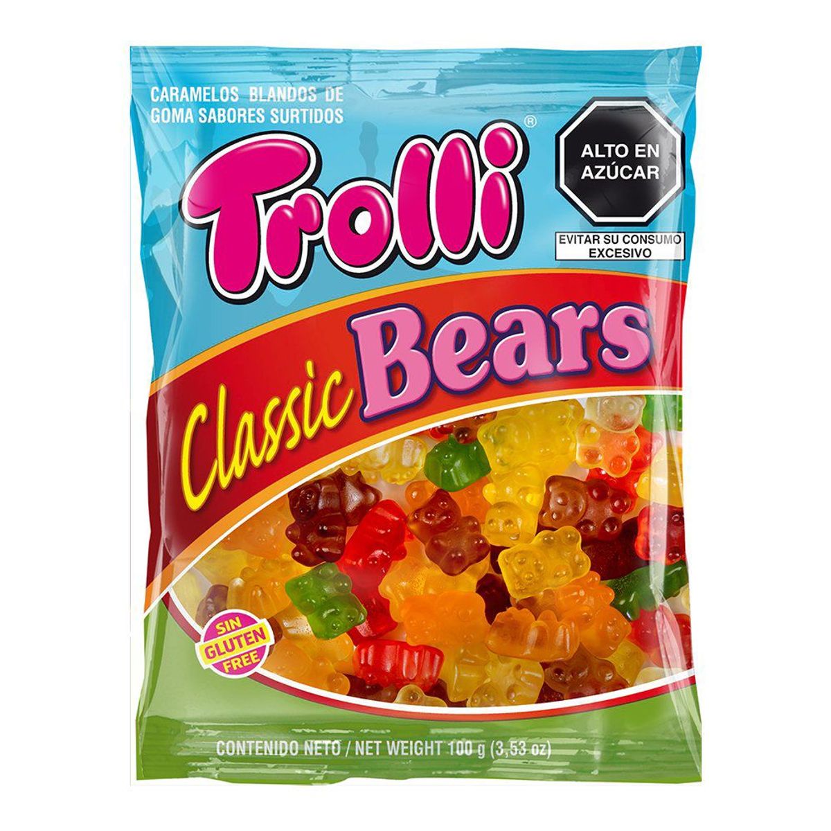TROLLI - Gomitas Trolli Classic Bears Bolsa 100 g