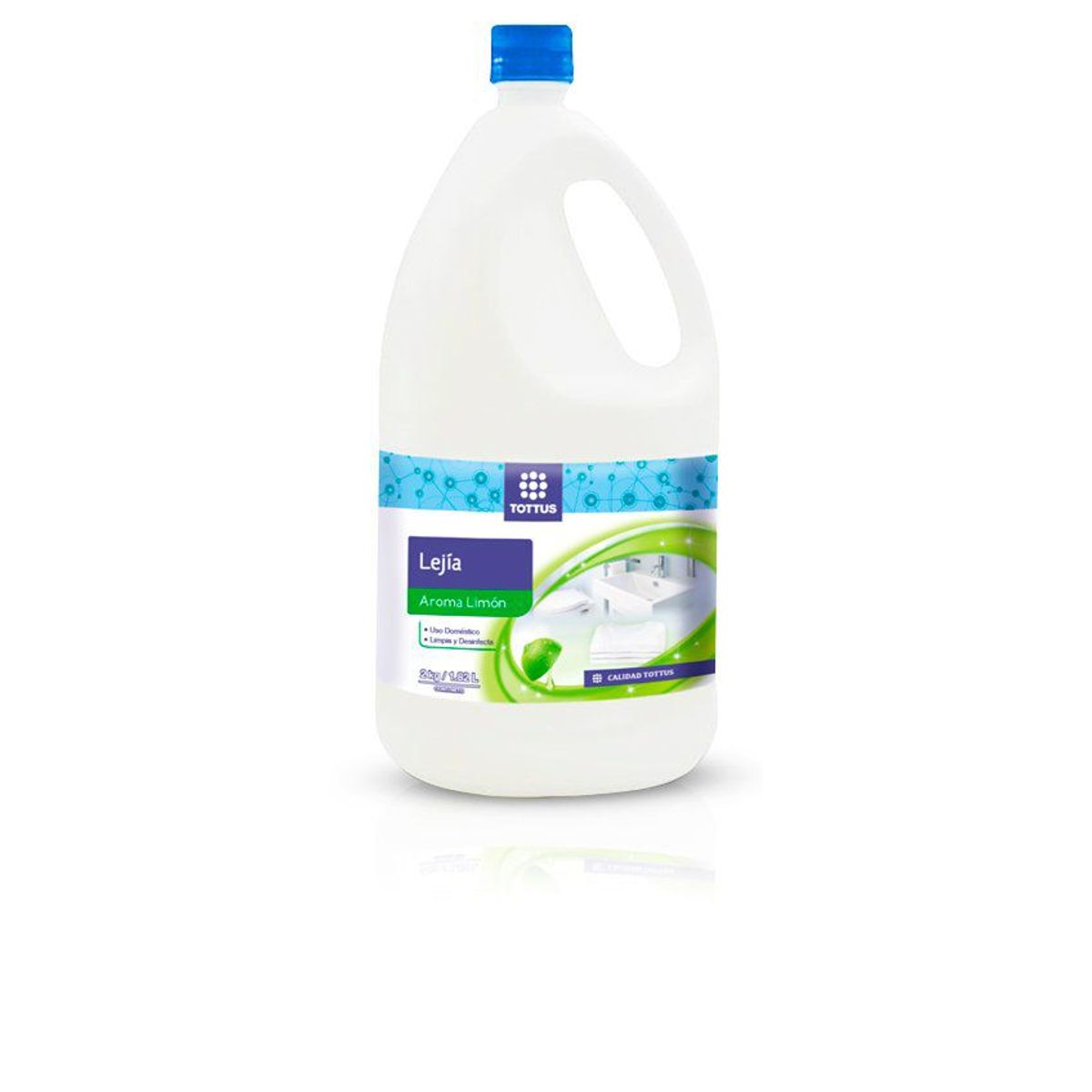 TOTTUS - Lejía Tottus Limón Botella 2 Kg
