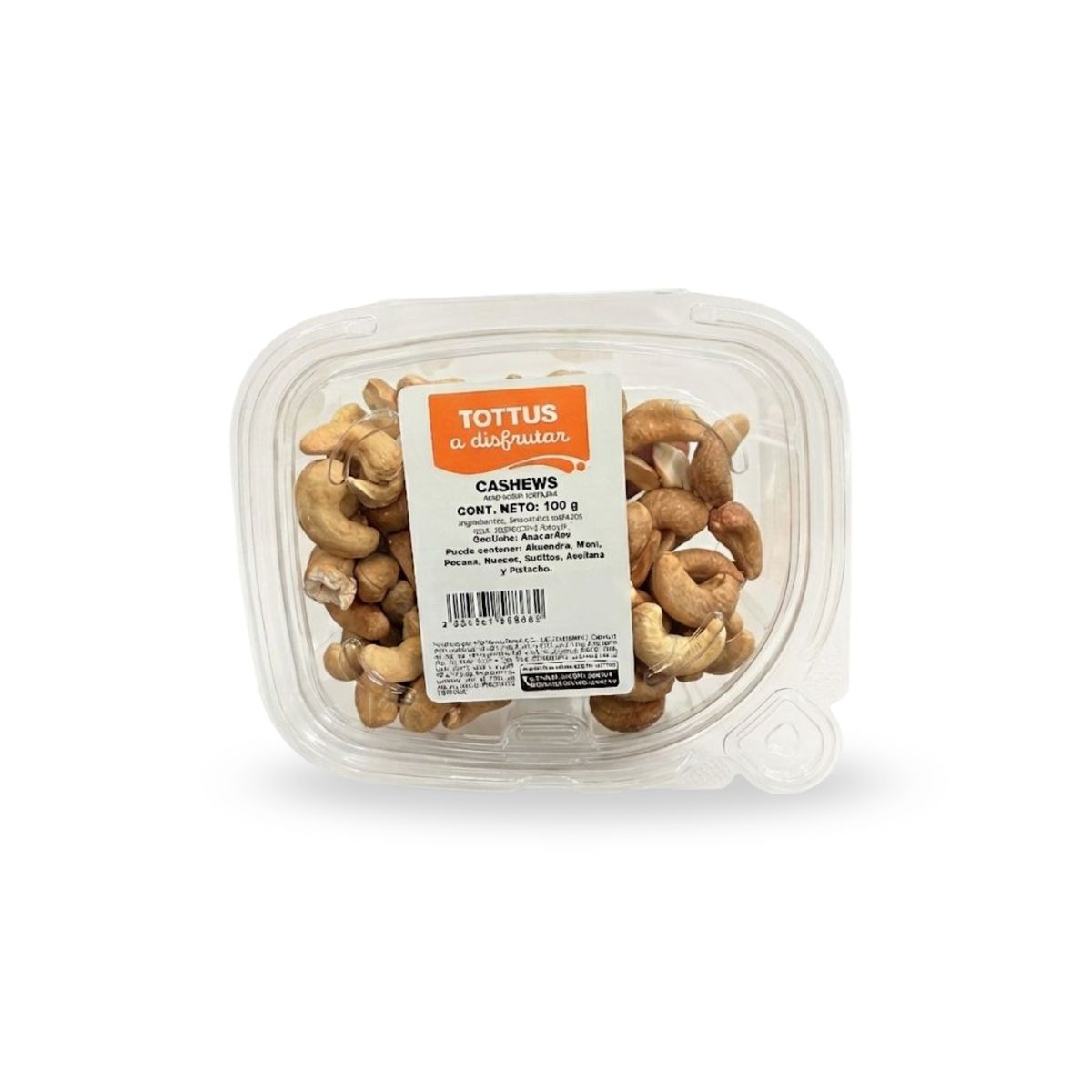 TOTTUS - Cashews Salados Tottus Envase 100 g