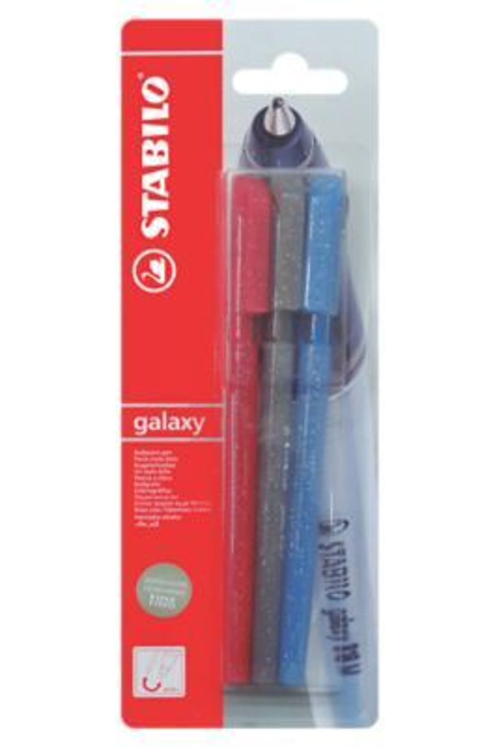 STABILO - BOLIGRAFO GALAXY 818 BLISTER 3X2 PFINA