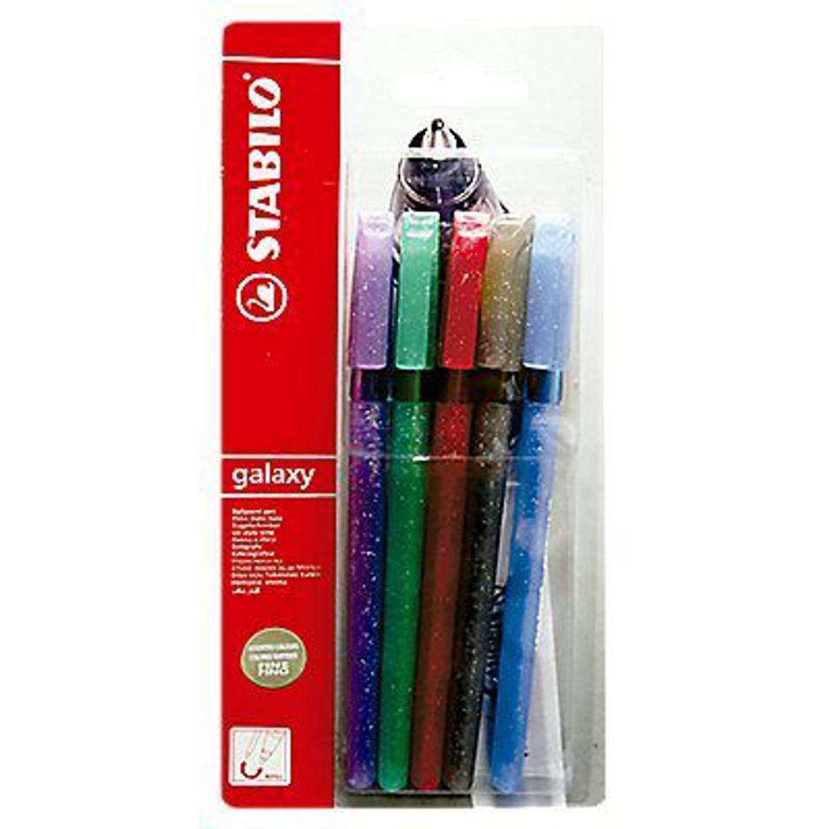 STABILO - Lapiceros Stabilo Galaxy 818 Empaque 5 Und