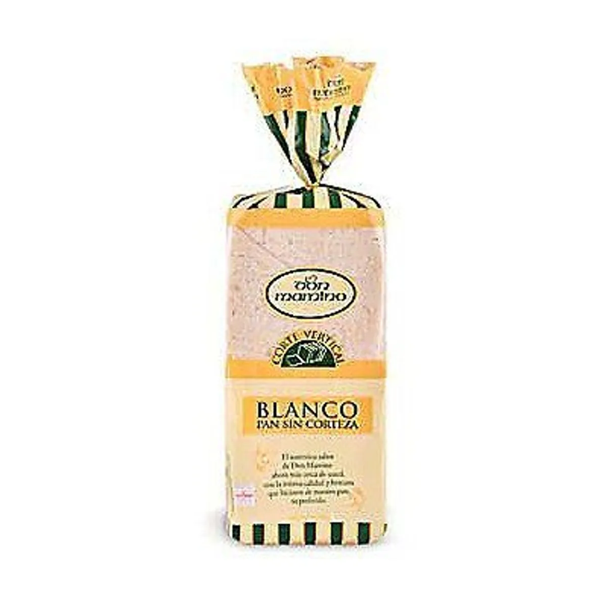 DON MAMINO - Pan de Molde Blanco sin Corteza Don Mamino Bolsa 560 g
