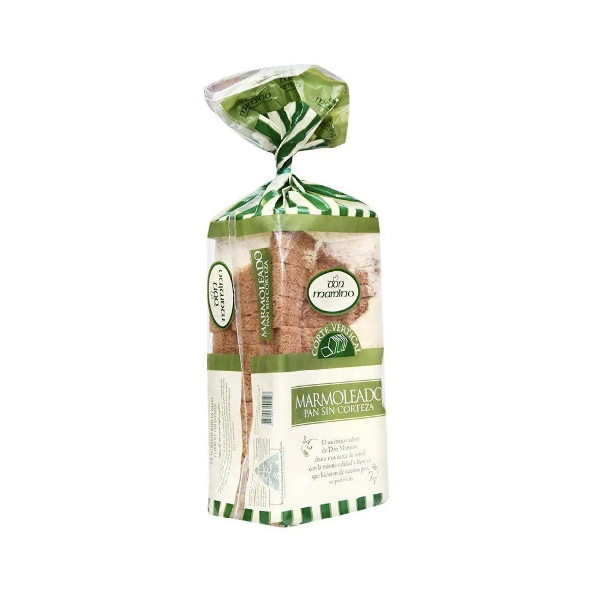 DON MAMINO - Pan de Molde Marmoleado sin Cortar Don Mamino Bolsa 560 g
