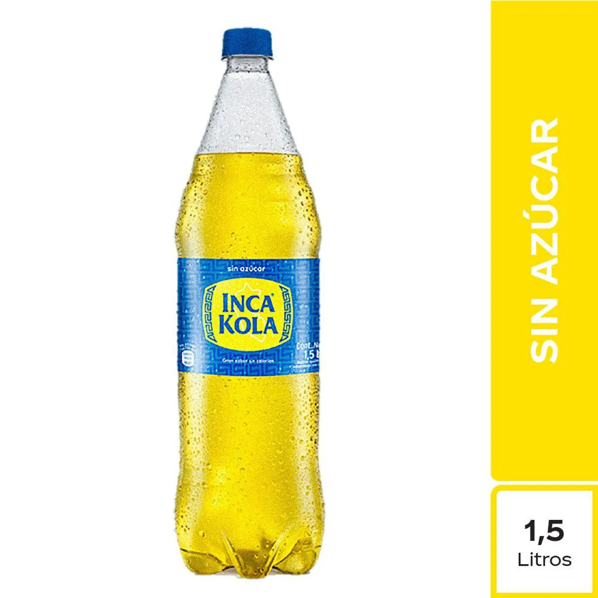 INCA KOLA - Gaseosa Inca Kola Zero Botella 1.5 L