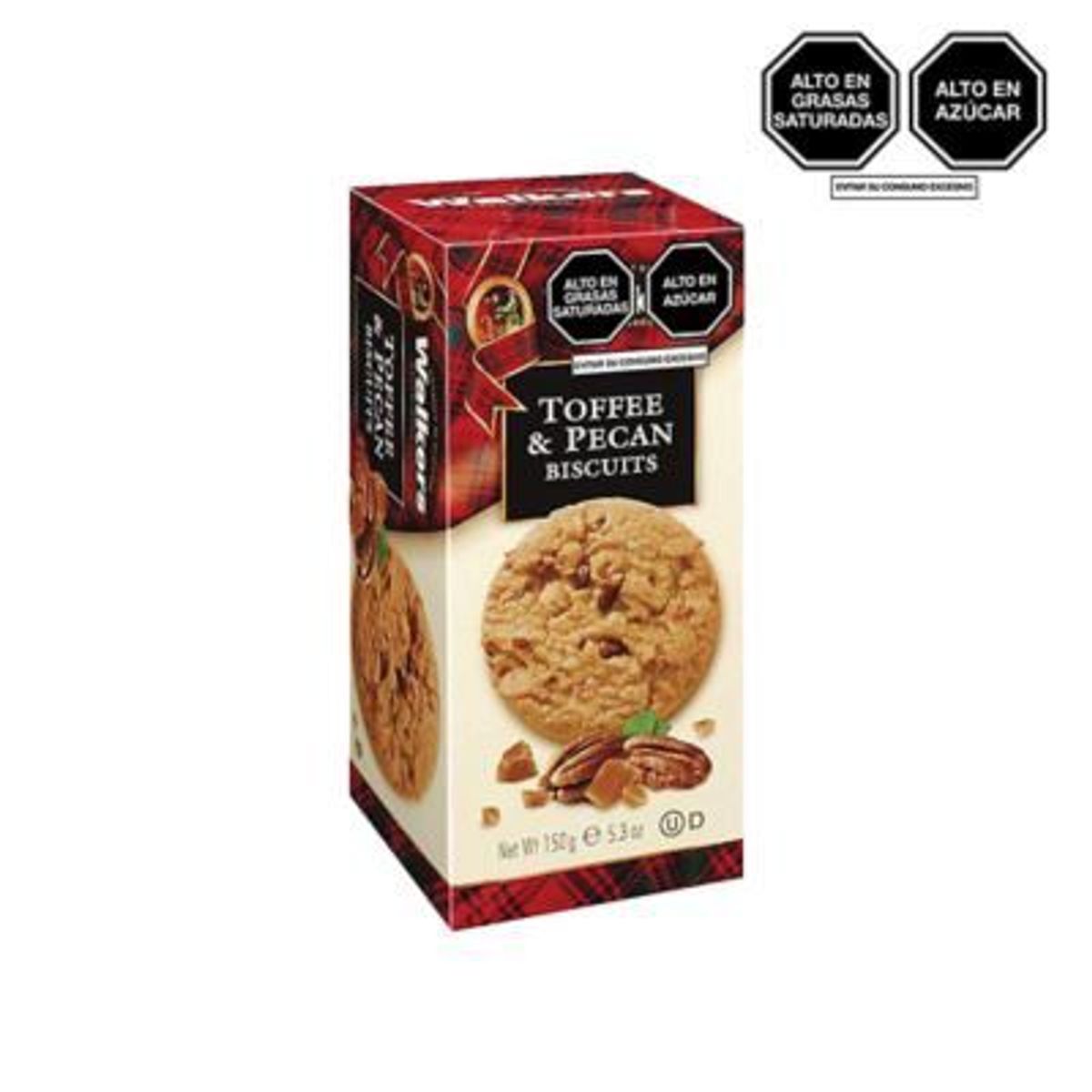 WALKERS - Galleta Walkers Toffee Pecanas 150 g
