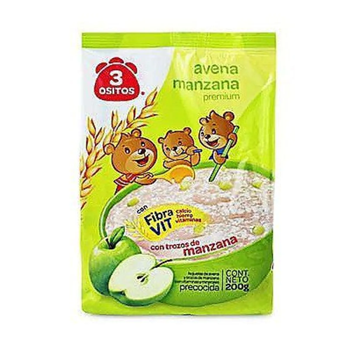 3 OSITOS - Avena Manzana 3 Ositos 200 g