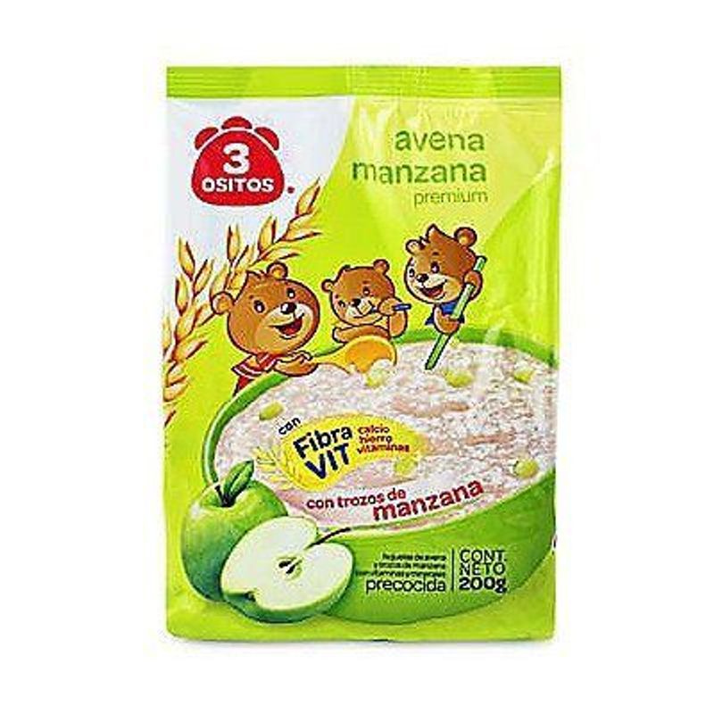 3 OSITOS - Avena Manzana 3 Ositos 200 g
