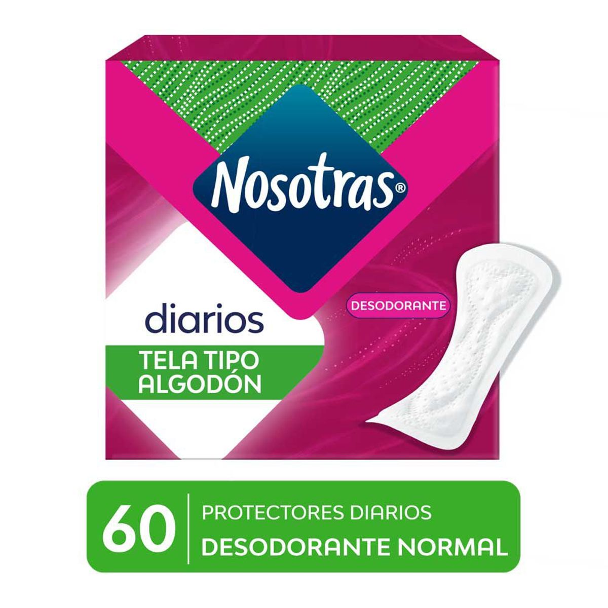 NOSOTRAS - Protectores Diarios Nosotras con Desodorante Empaque 60 Und