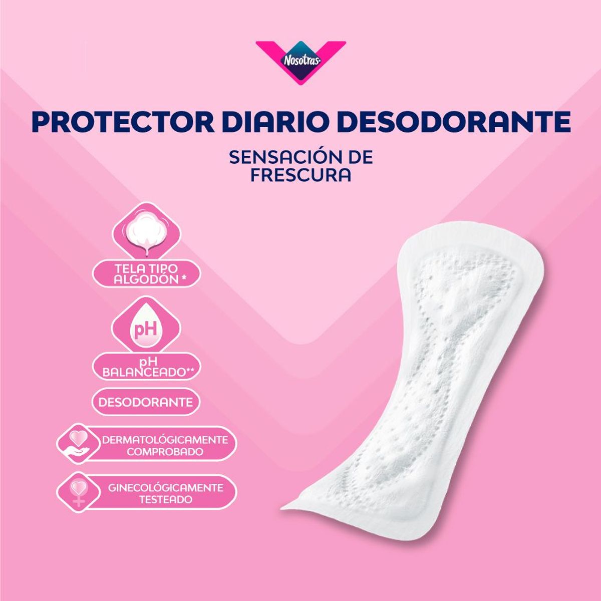 NOSOTRAS - Protectores Diarios Nosotras con Desodorante Empaque 60 Und