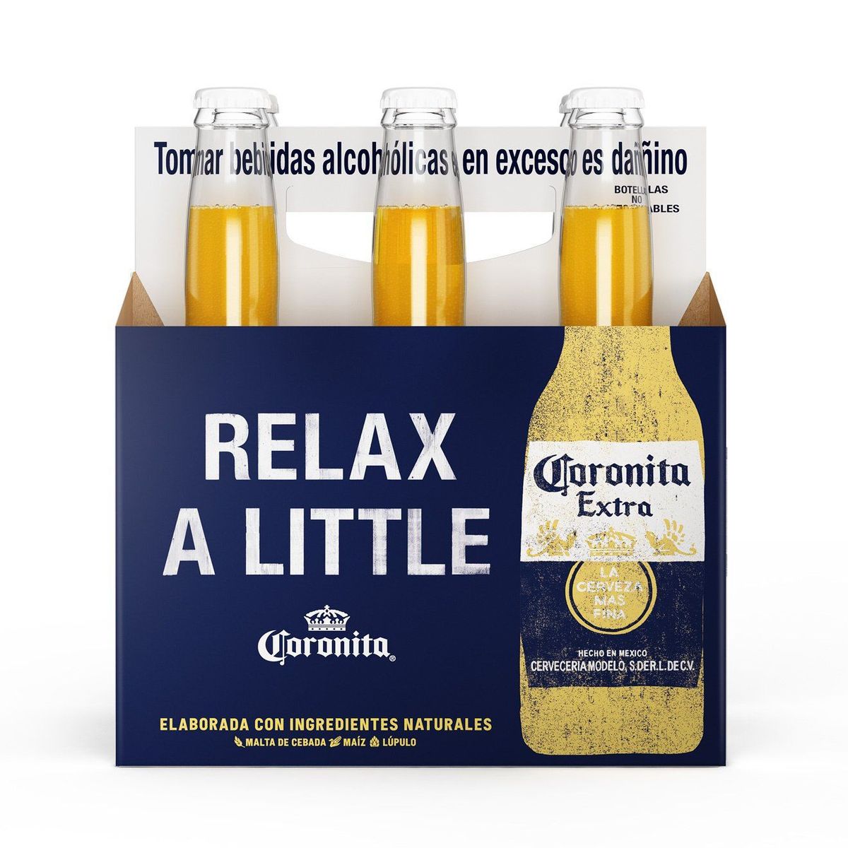 CORONA - Cerveza Coronita Sixpack Botella 210 mL