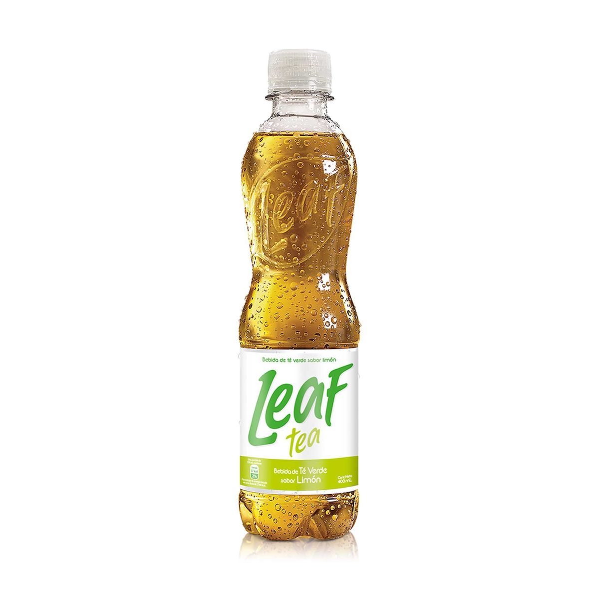 LEAF TEA - Bebida Té Verde Leaf Tea con Limón Botella 400 mL
