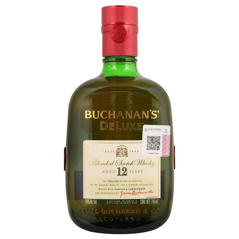 BUCHANANS - Whisky Deluxe Buchanans Botella 750 mL