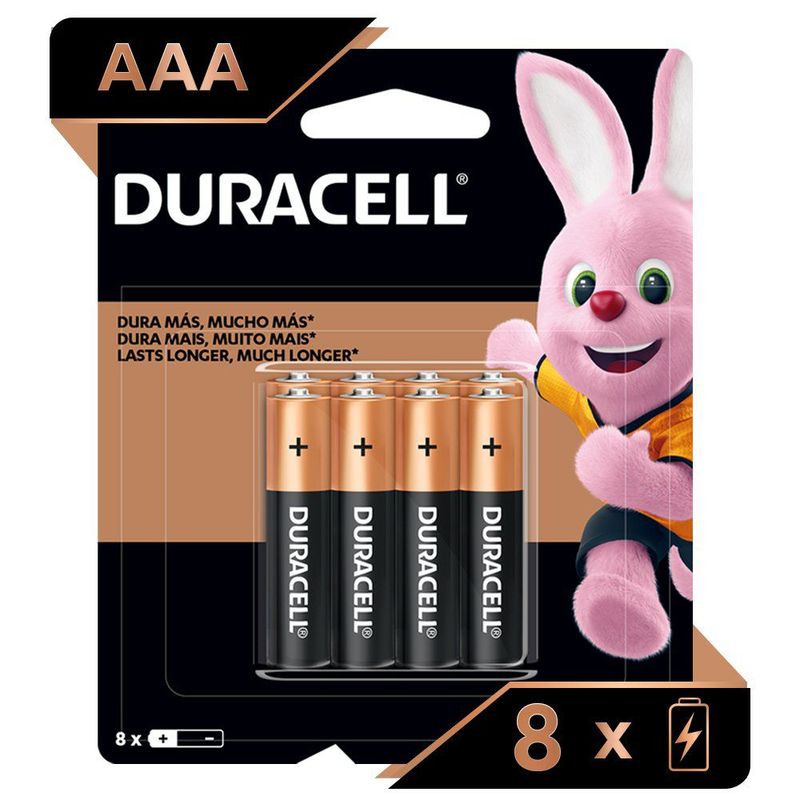 DURACELL - Pilas Alcalinas Aaa X8Un