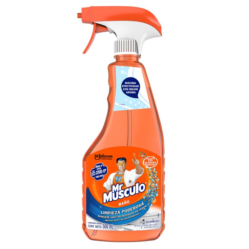 MR MUSCULO - Limpiador Mr Musculo Para Baño Envase 500 mL