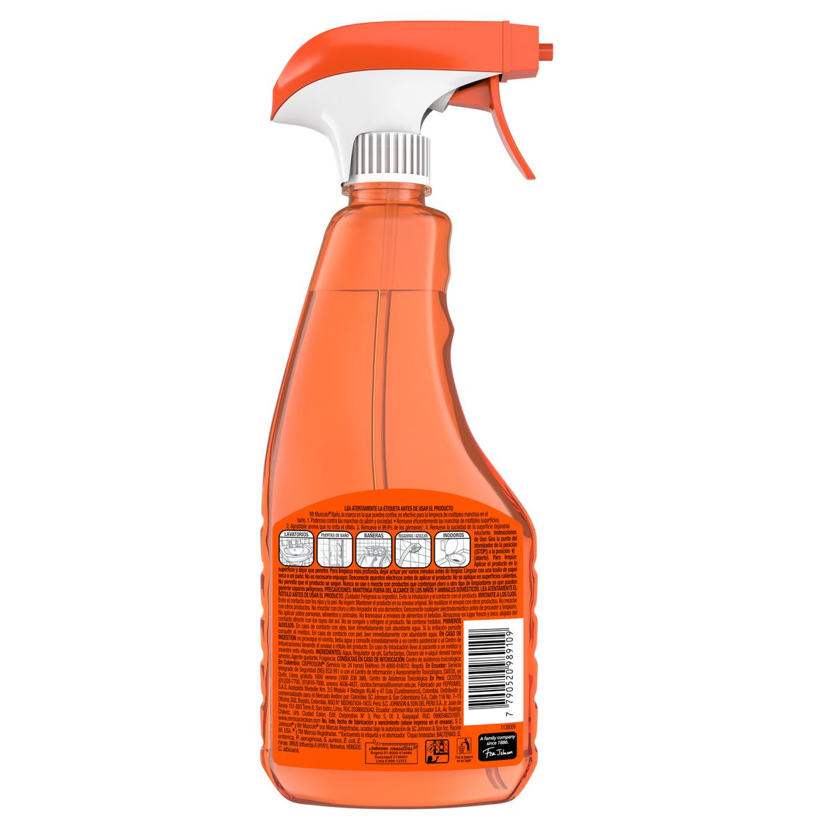 MR MUSCULO - Limpiador Líquido Mr Musculo Baño Gatillo Envase 500 mL