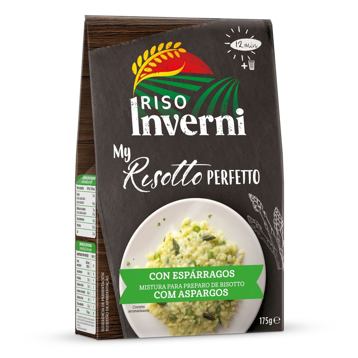 INVERNI - Risotto Inverni con Espárragos Caja 175 g