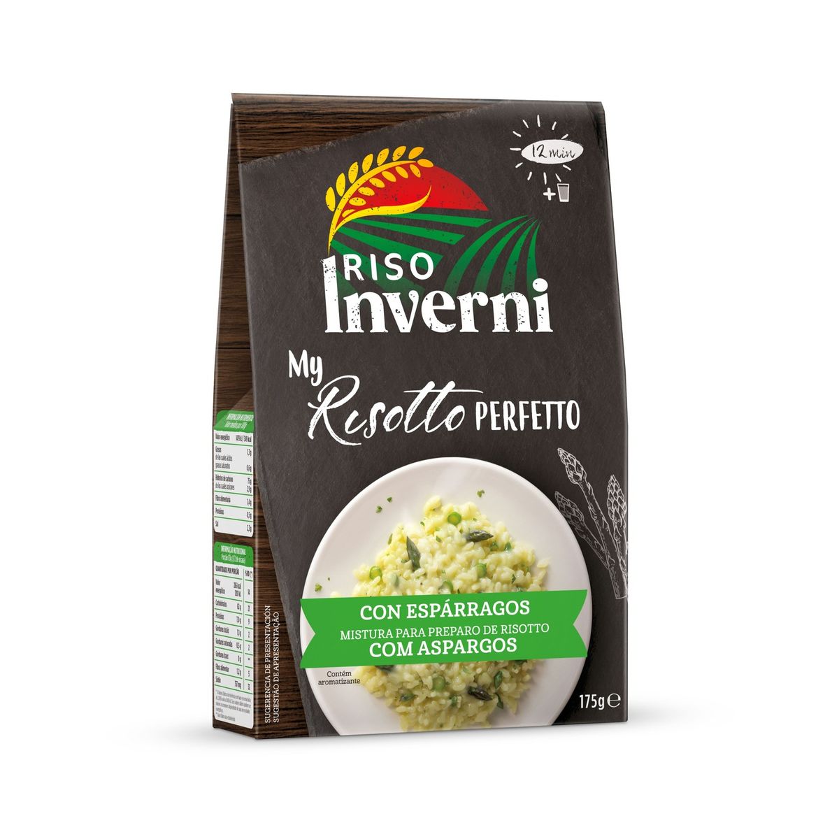 INVERNI - Risotto Inverni con Espárragos Caja 175 g