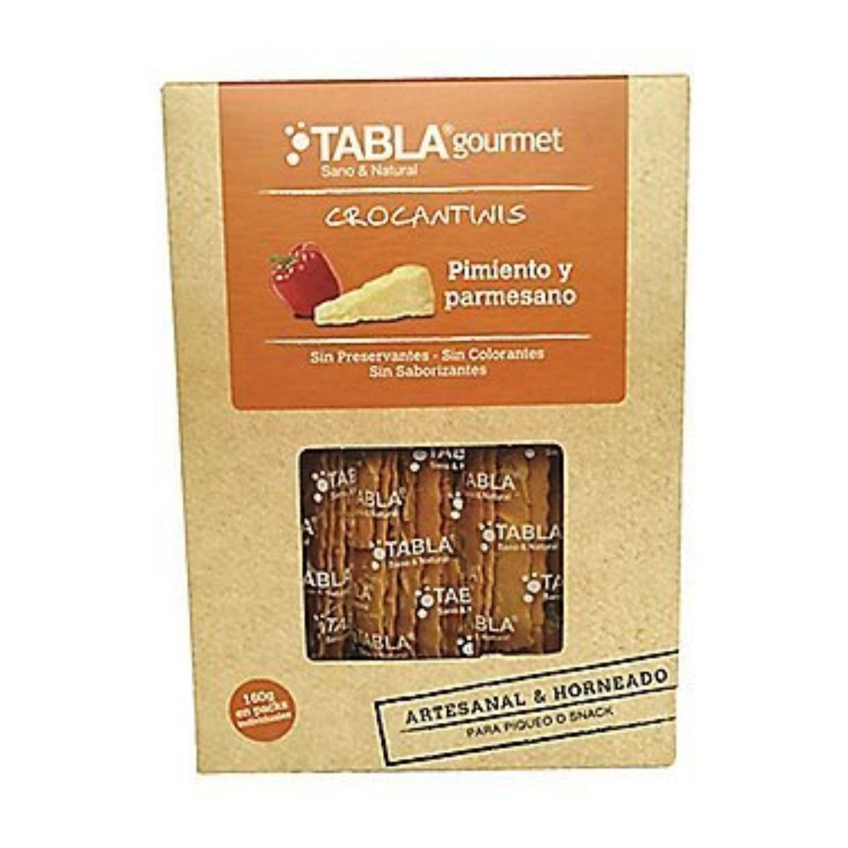TABLA GOURMET - Crocantinis Tabla Gourmet Paprika y Parmesano Caja 160 g