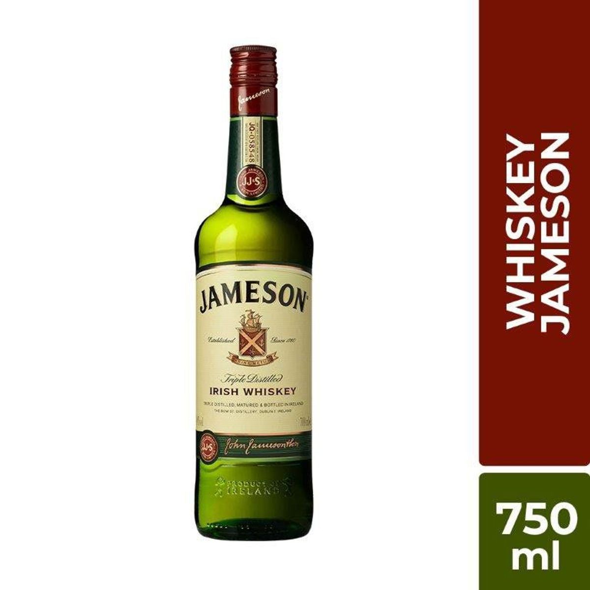 JAMESON - Whisky Jameson Botella 750 mL