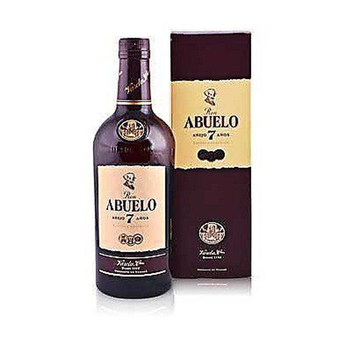 ABUELO - Ron Añejo 7 Años Abuelo 37.5° Botella 750 mL