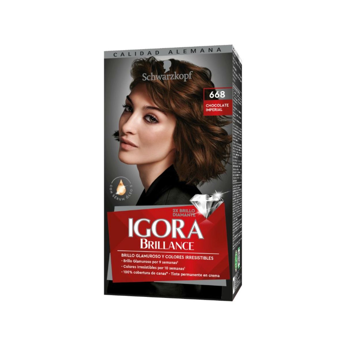 IGORA BRILLANCE - Tinte Igora Brillance Tono 668 Chocolate Imperial