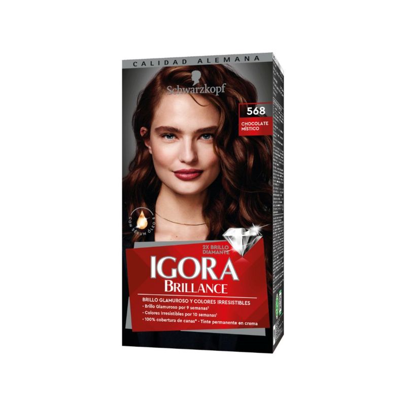IGORA BRILLANCE - Tinte Igora Brillance 568 Chocolate Místico