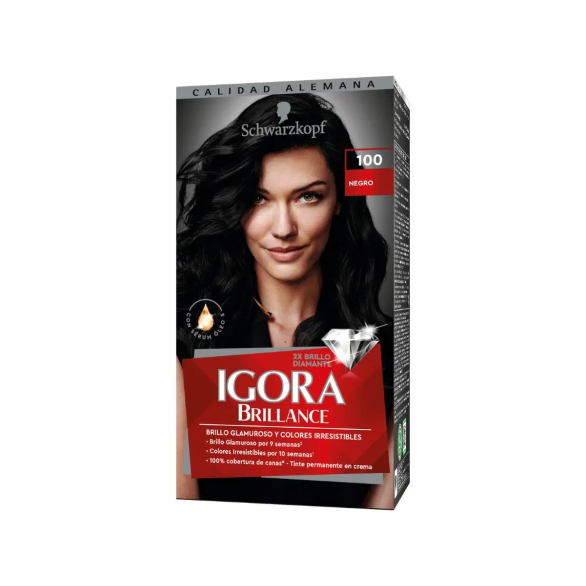 IGORA VITAL - Tinte Igora Brillance Tono 100 Negro