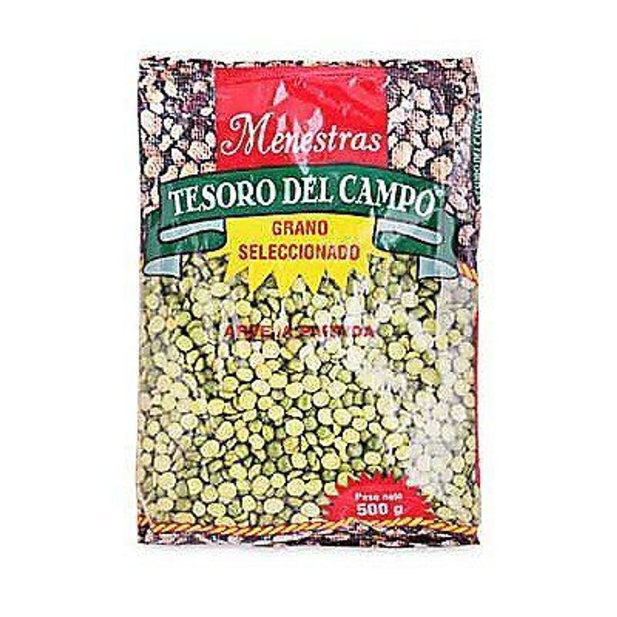 TESORO DEL CAMPO - Arveja Partida Tesoro del Campo Menestra Bolsa 500 g
