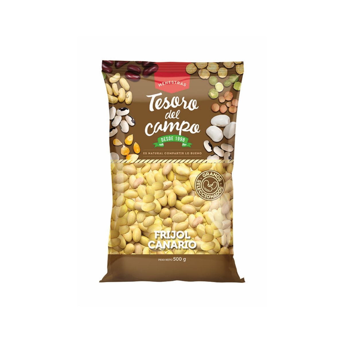 TESORO DEL CAMPO - Frijol Canario Tesoro del Campo Menestra Bolsa 500 g