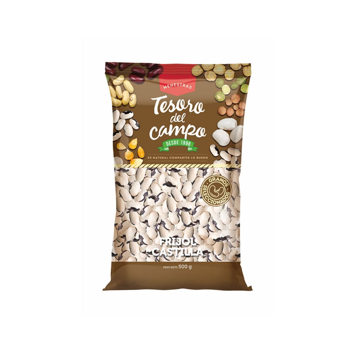 TESORO DEL CAMPO - Frijol Castilla Tesoro del Campo Menestra Bolsa 500 g