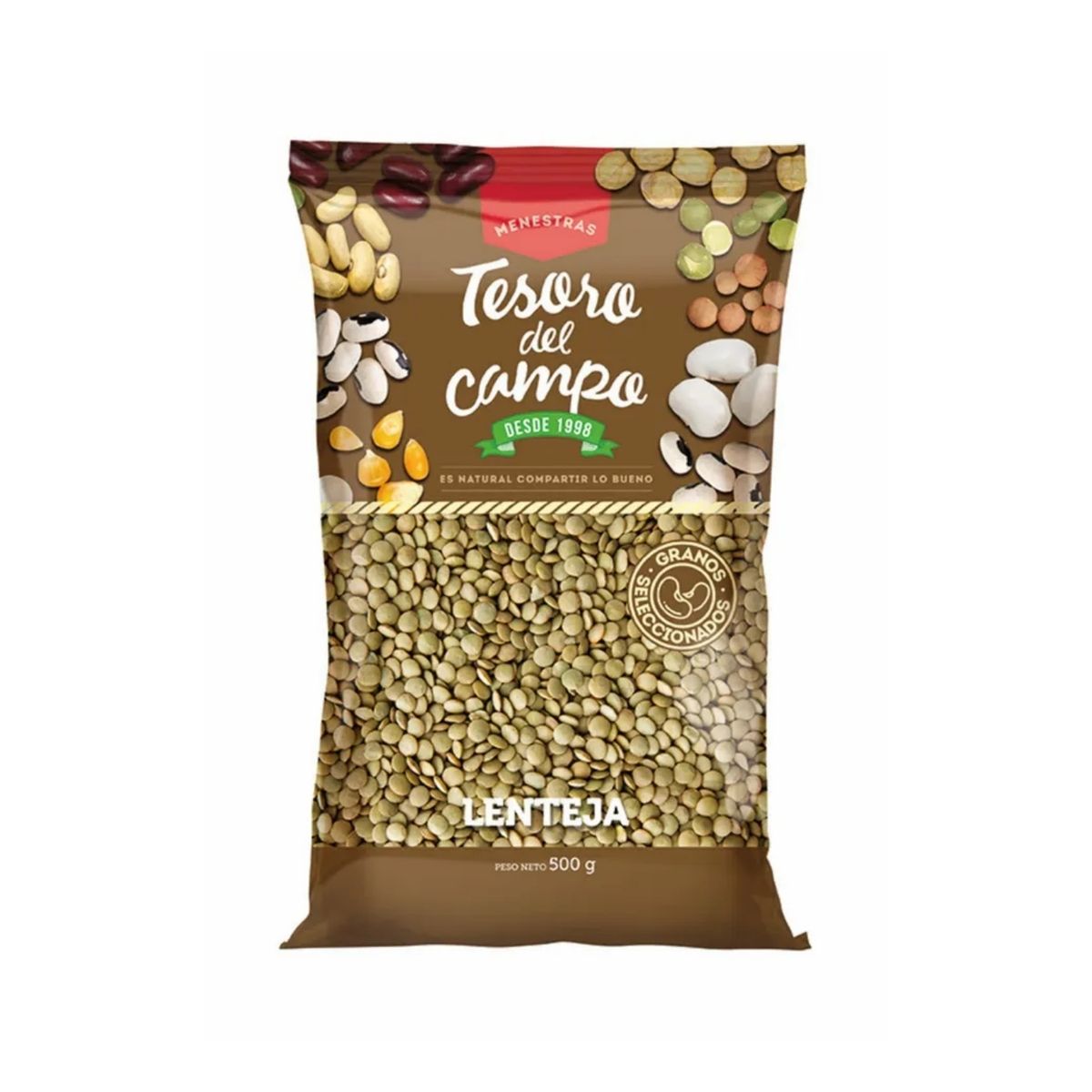 TESORO DEL CAMPO - Lenteja Tesoro del Campo Menestra Bolsa 500 g