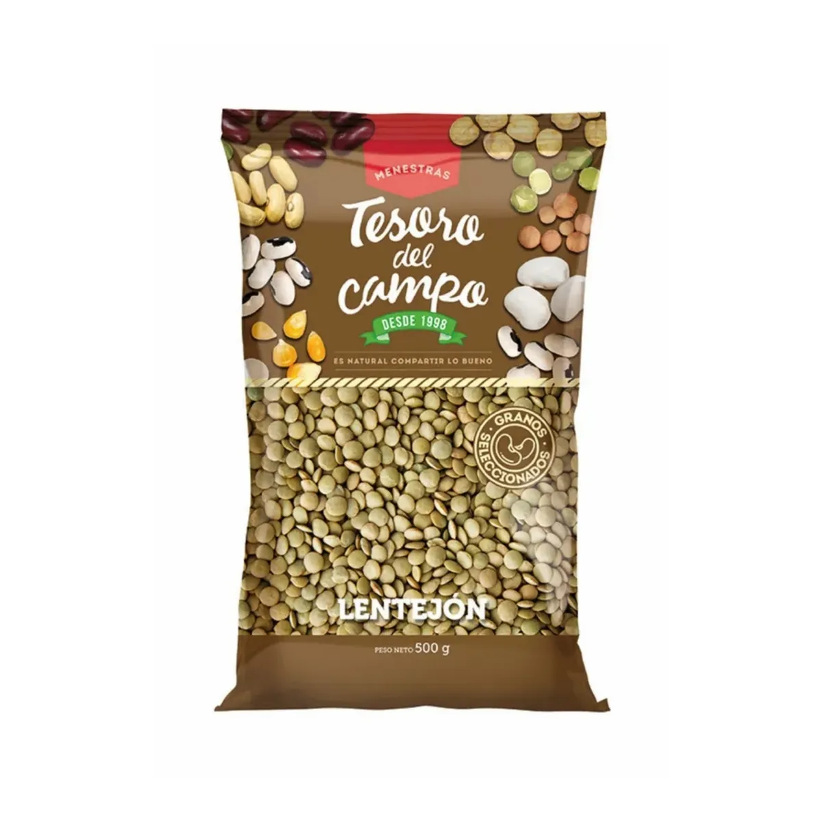 TESORO DEL CAMPO - Lentejón Tesoro del Campo Menestra Bolsa 500 g