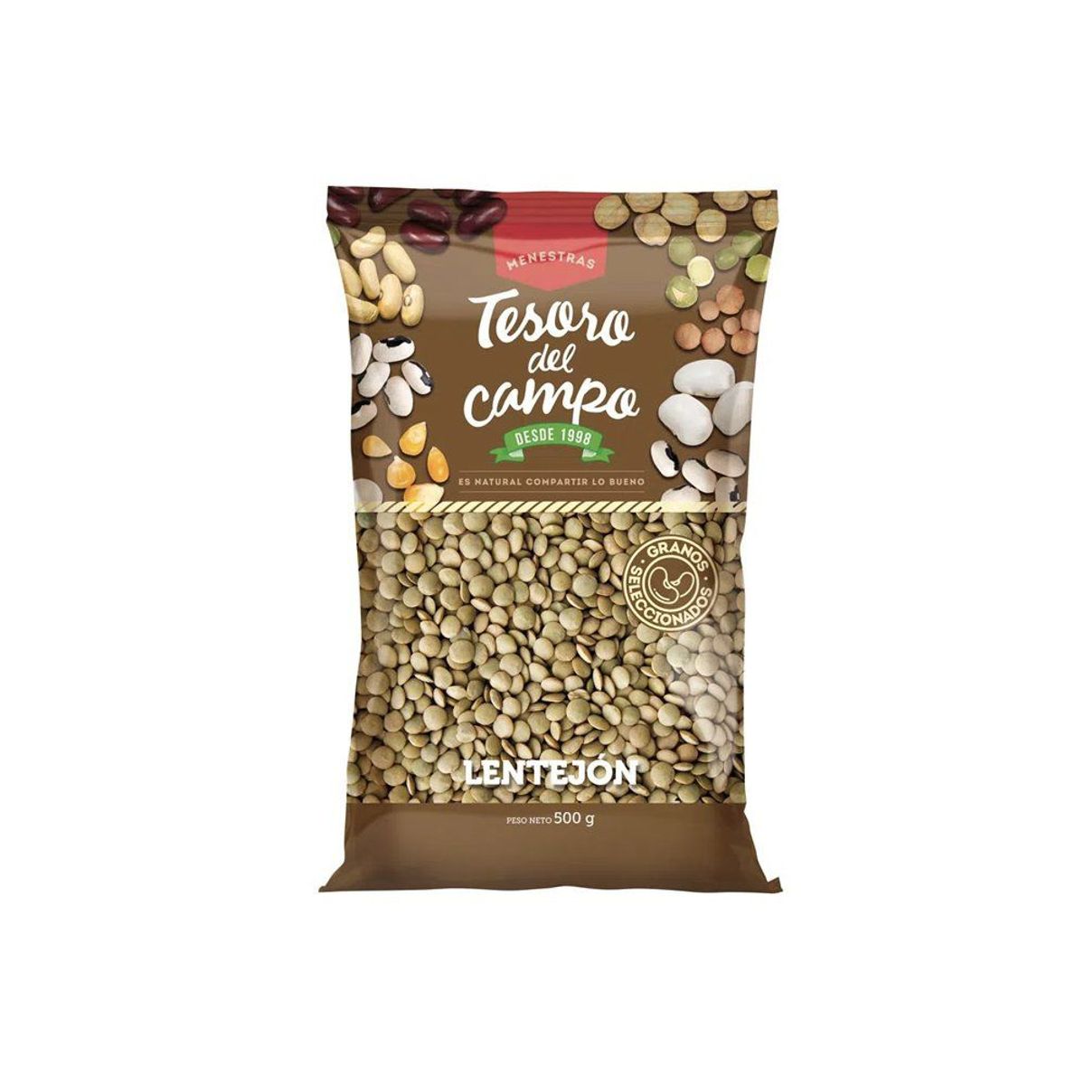 TESORO DEL CAMPO - Lentejón Tesoro del Campo Menestra Bolsa 500 g