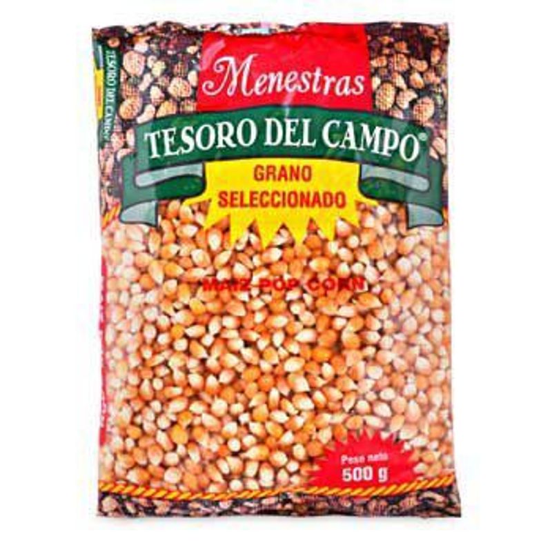 TESORO DEL CAMPO - Maíz Pop Corn Tesoro del Campo Menestra 500 g
