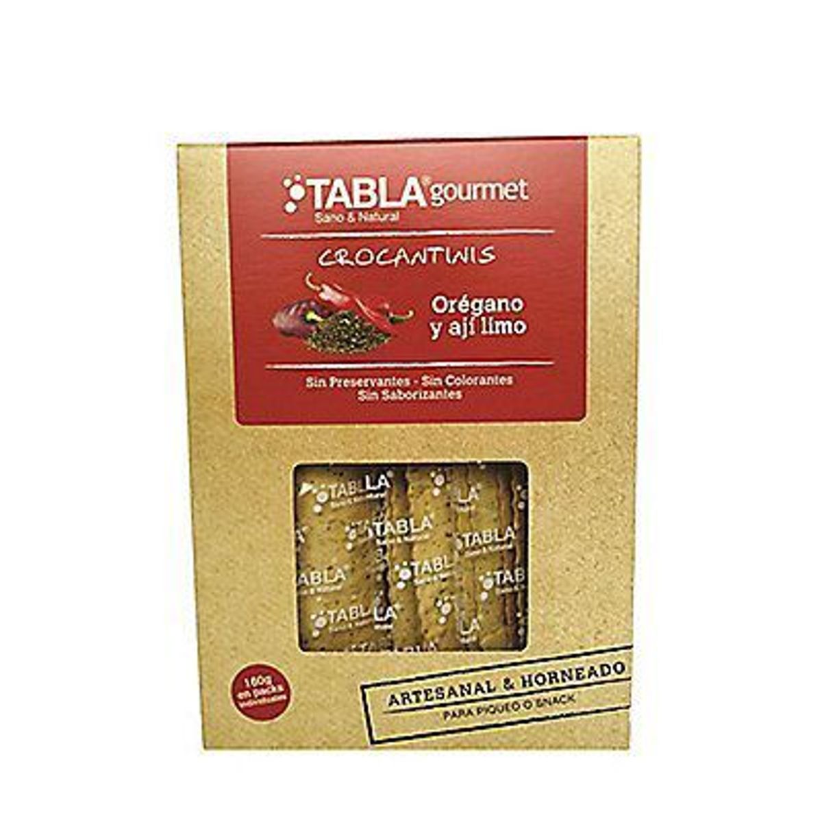 TABLA GOURMET - Crocantinis Orégano y Ají Limo X 160 g