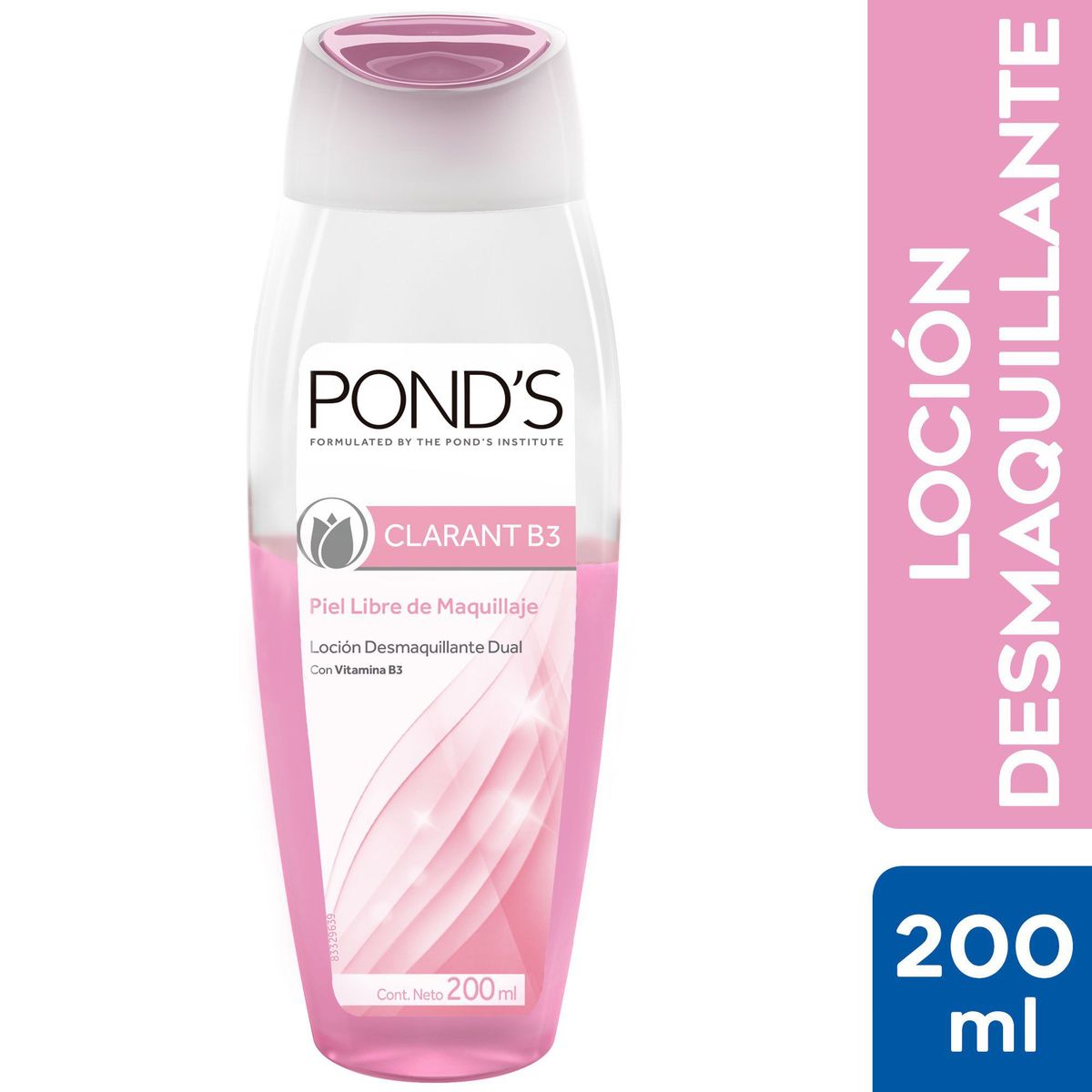 PONDS - Loción Limpiadora Dual Clarant B3 Ponds Tubo 200 mL