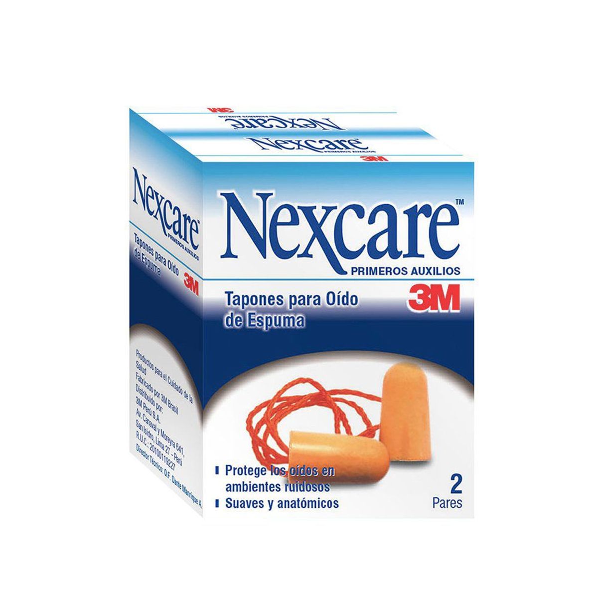 NEXCARE - Tapones para Oídos Nexcare Empaque 2 Und