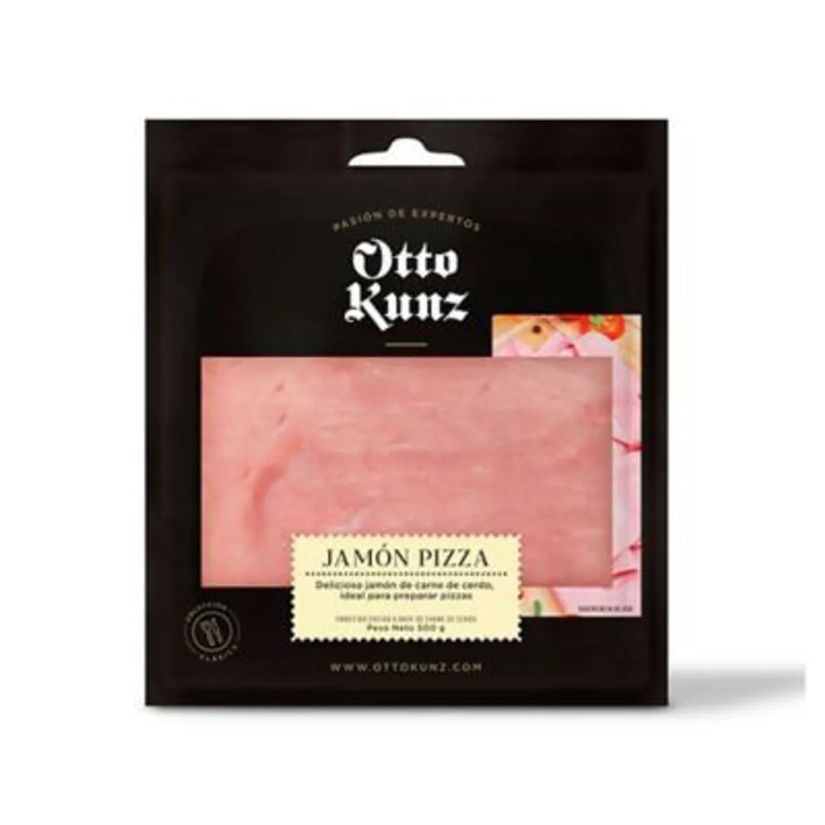  - Jamón Pizza Otto Kunz Empaque 500 g