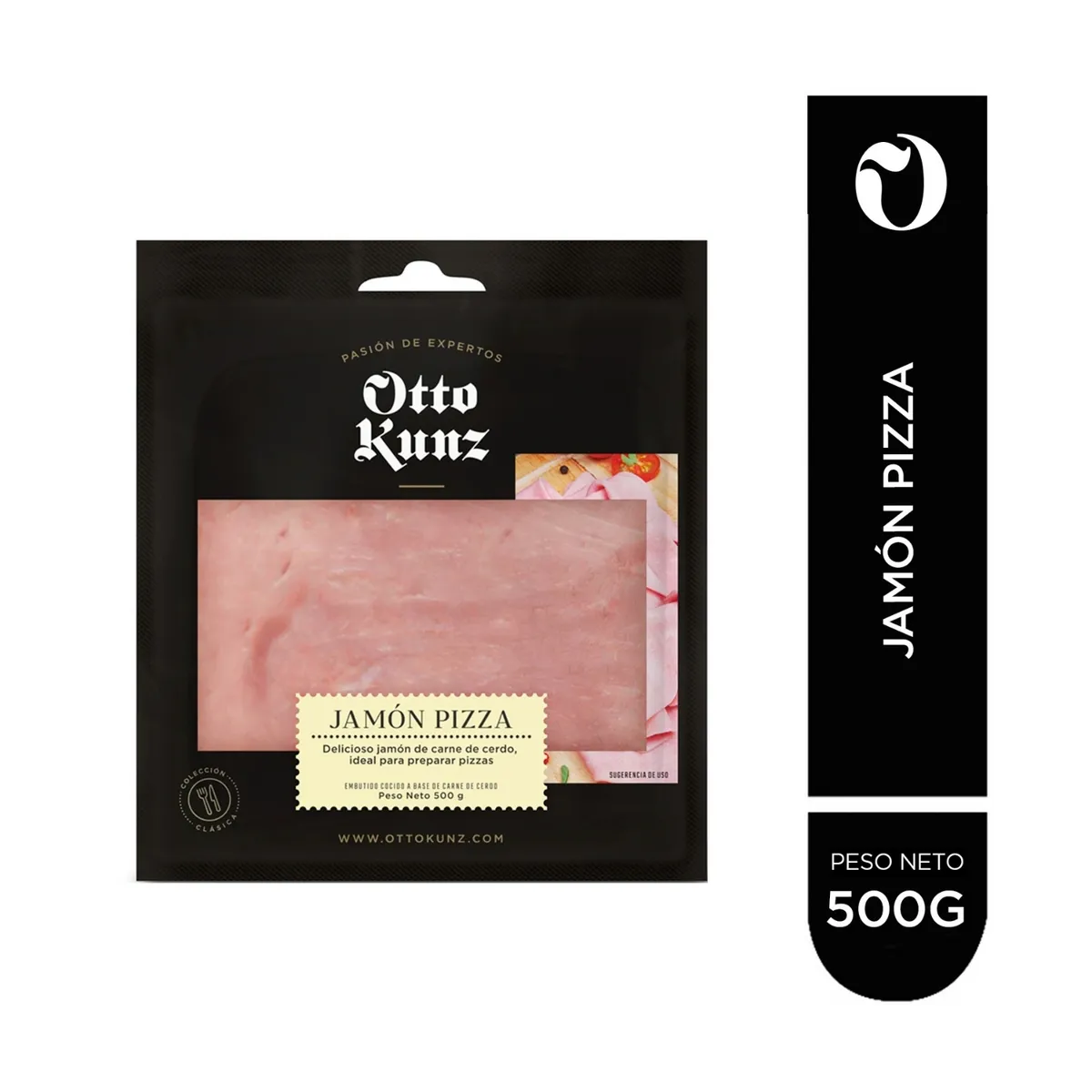 OTTO KUNZ - Jamón Pizza Otto Kunz Empaque 500 g