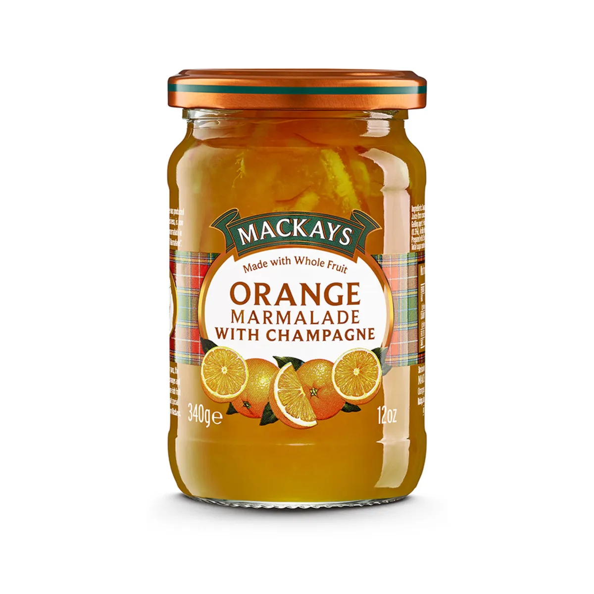 MACKAYS - Mermelada de Naranja Mackays con Champagne Envase 340 g