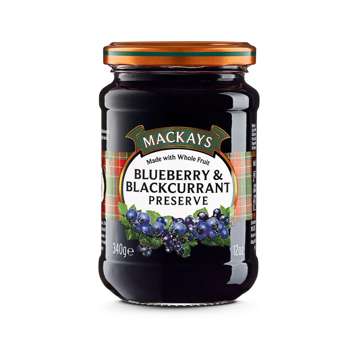 MACKAYS - Mermelada Escocesa Mackays de Arándano y Grosella Negra Envase 340 g